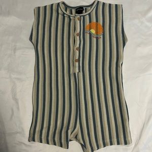 Art Class Striped Romper